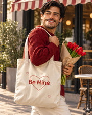 Carrynote be mine tote in a styled digital lifestyle image.